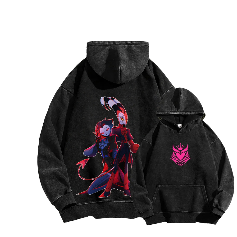 Helluva Boss Unisex Washed Hoodie 2512021555