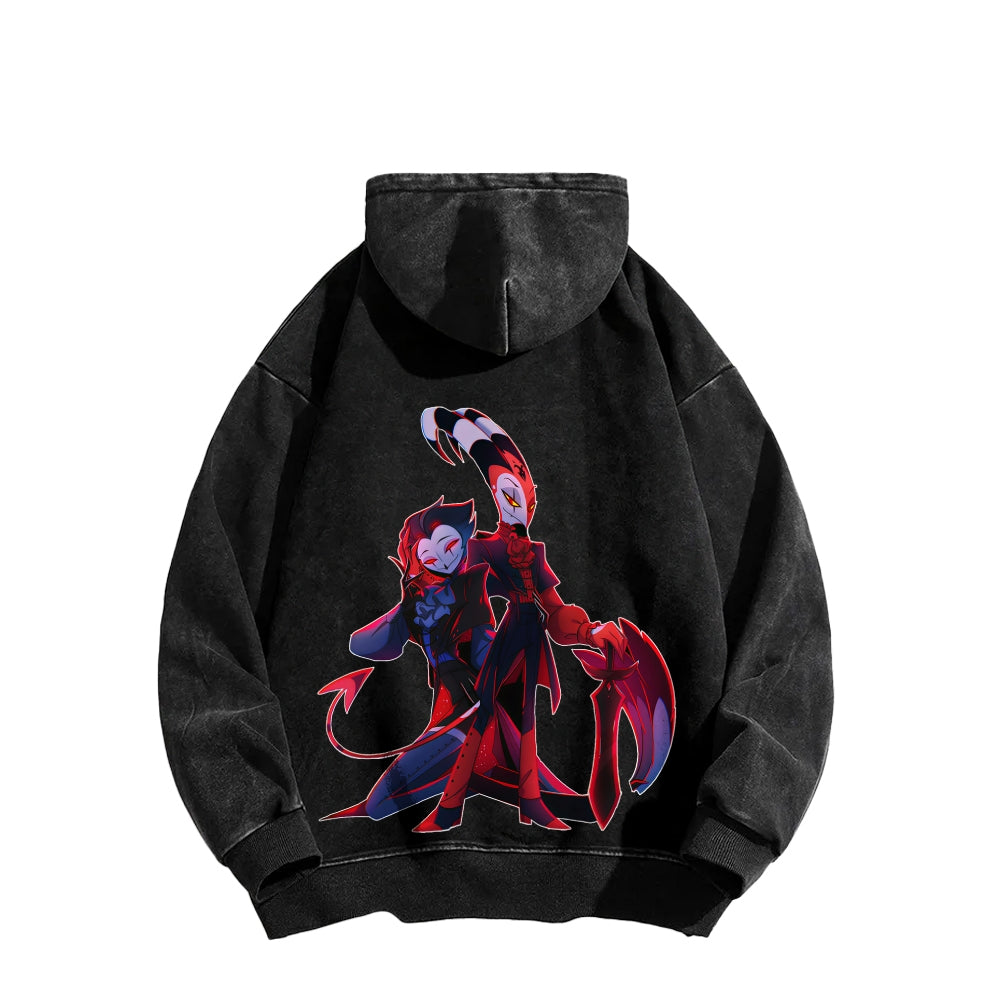 Helluva Boss Unisex Washed Hoodie 2512021555