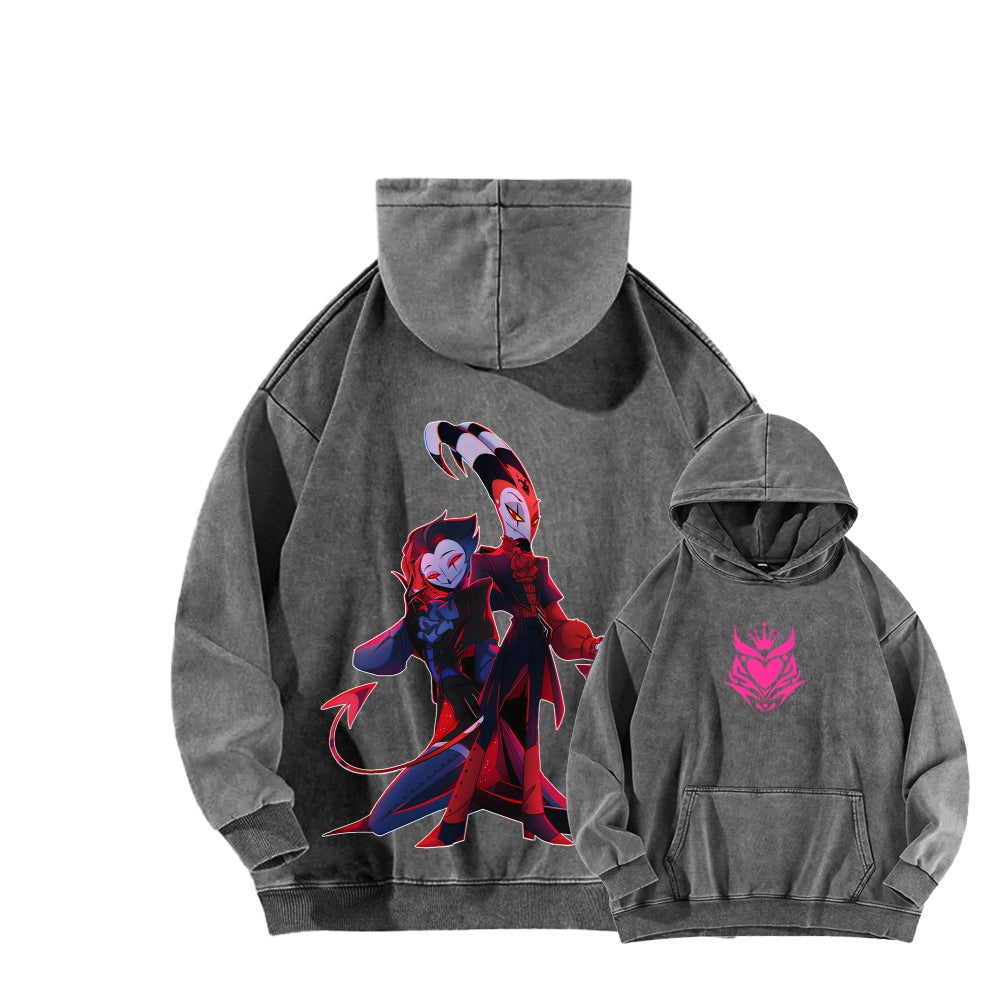 Helluva Boss Unisex Washed Hoodie 2512021555