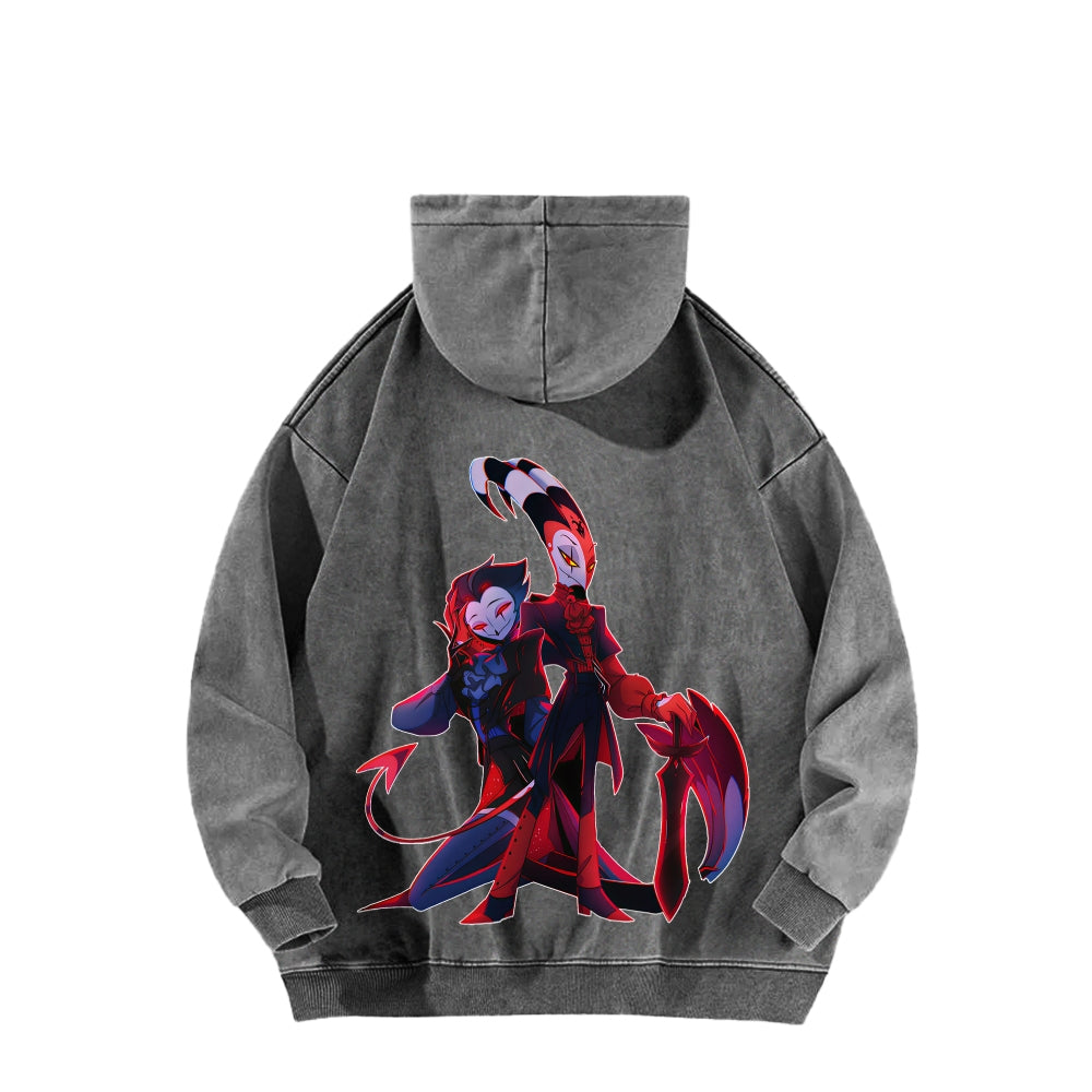 Helluva Boss Unisex Washed Hoodie 2512021555