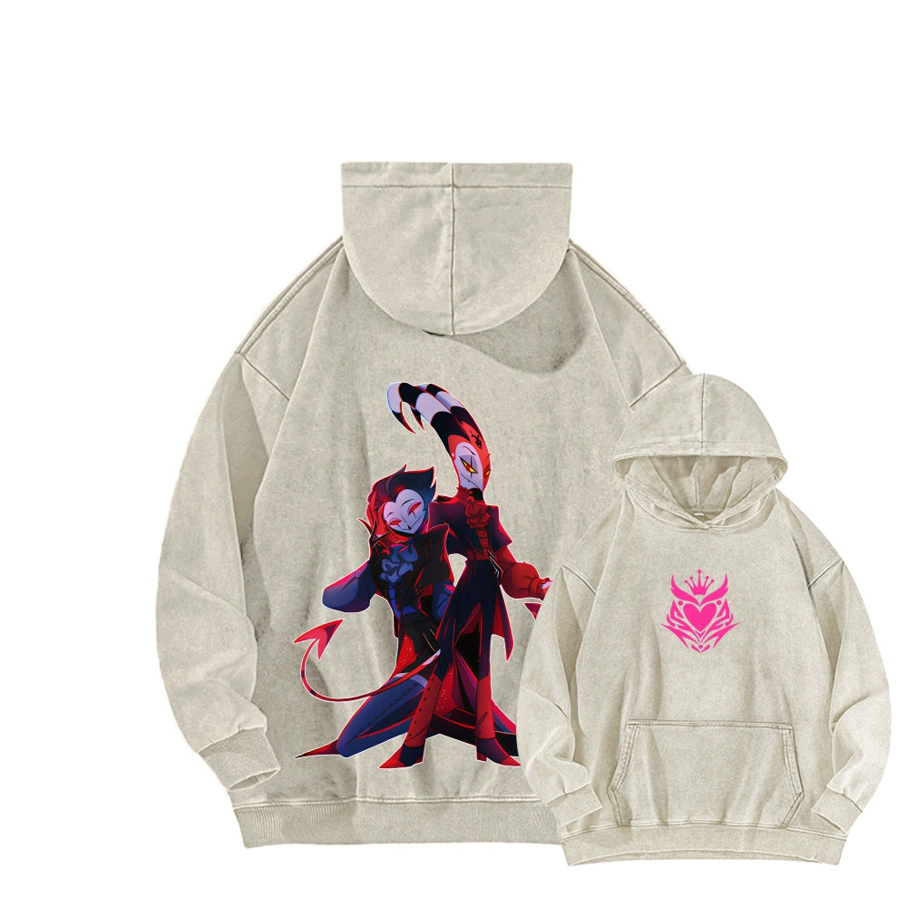 Helluva Boss Unisex Washed Hoodie 2512021555