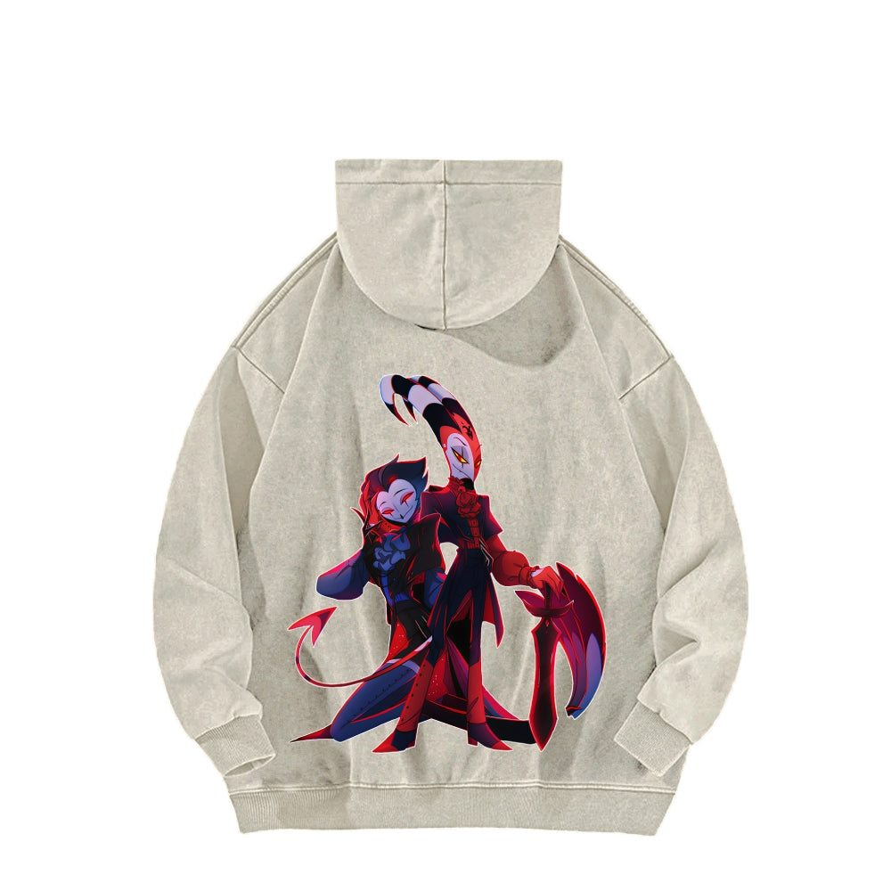 Helluva Boss Unisex Washed Hoodie 2512021555