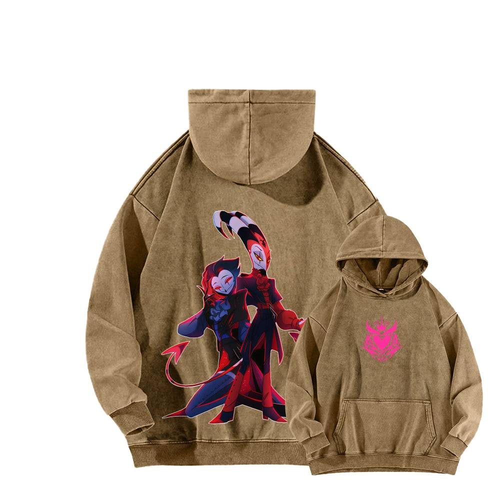 Helluva Boss Unisex Washed Hoodie 2512021555