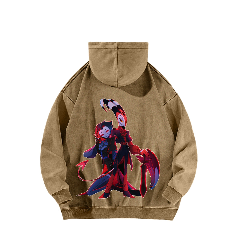 Helluva Boss Unisex Washed Hoodie 2512021555