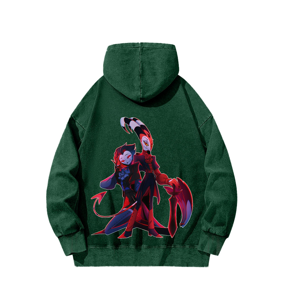 Helluva Boss Unisex Washed Hoodie 2512021555