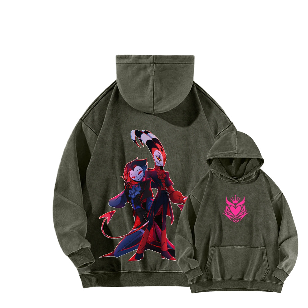 Helluva Boss Unisex Washed Hoodie 2512021555