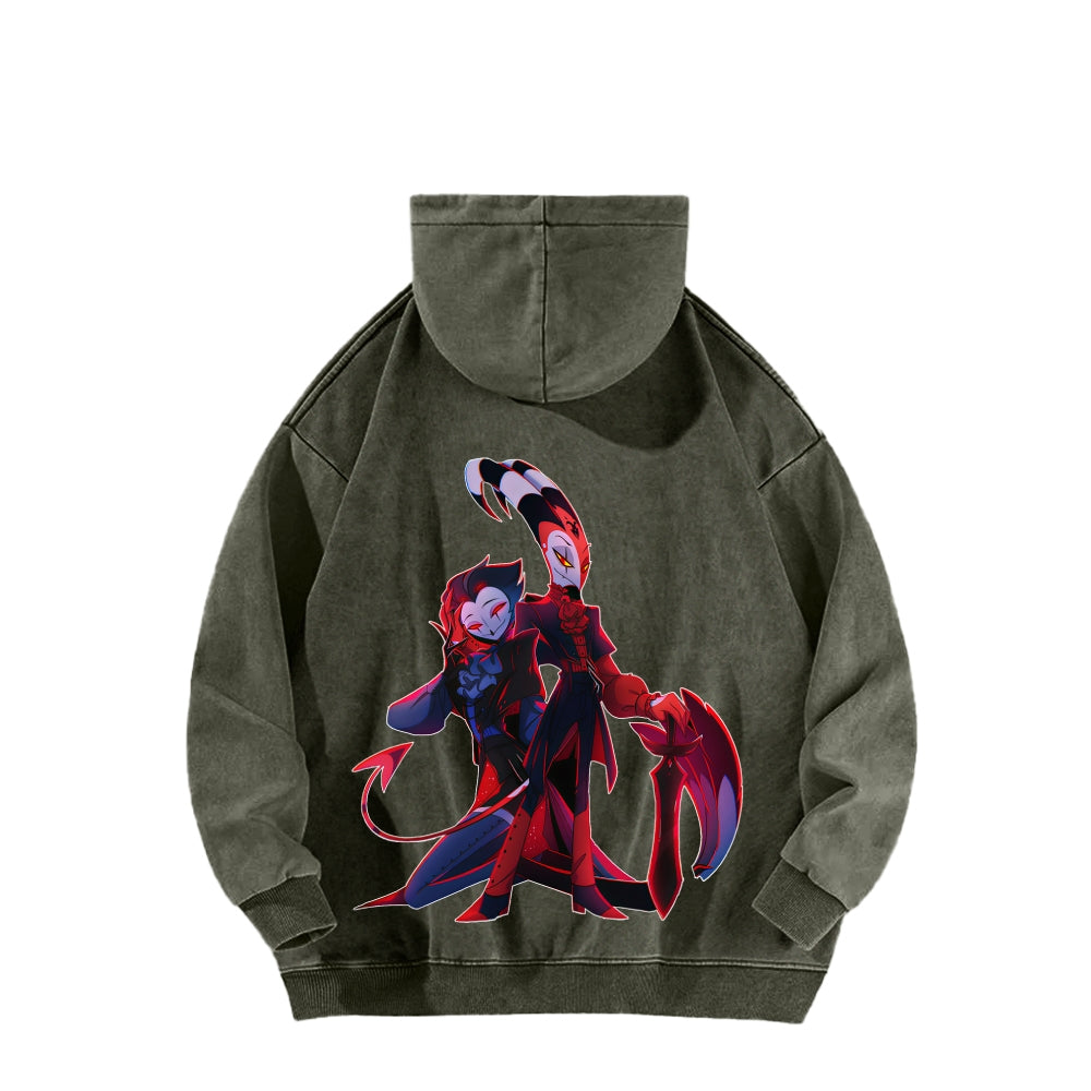 Helluva Boss Unisex Washed Hoodie 2512021555