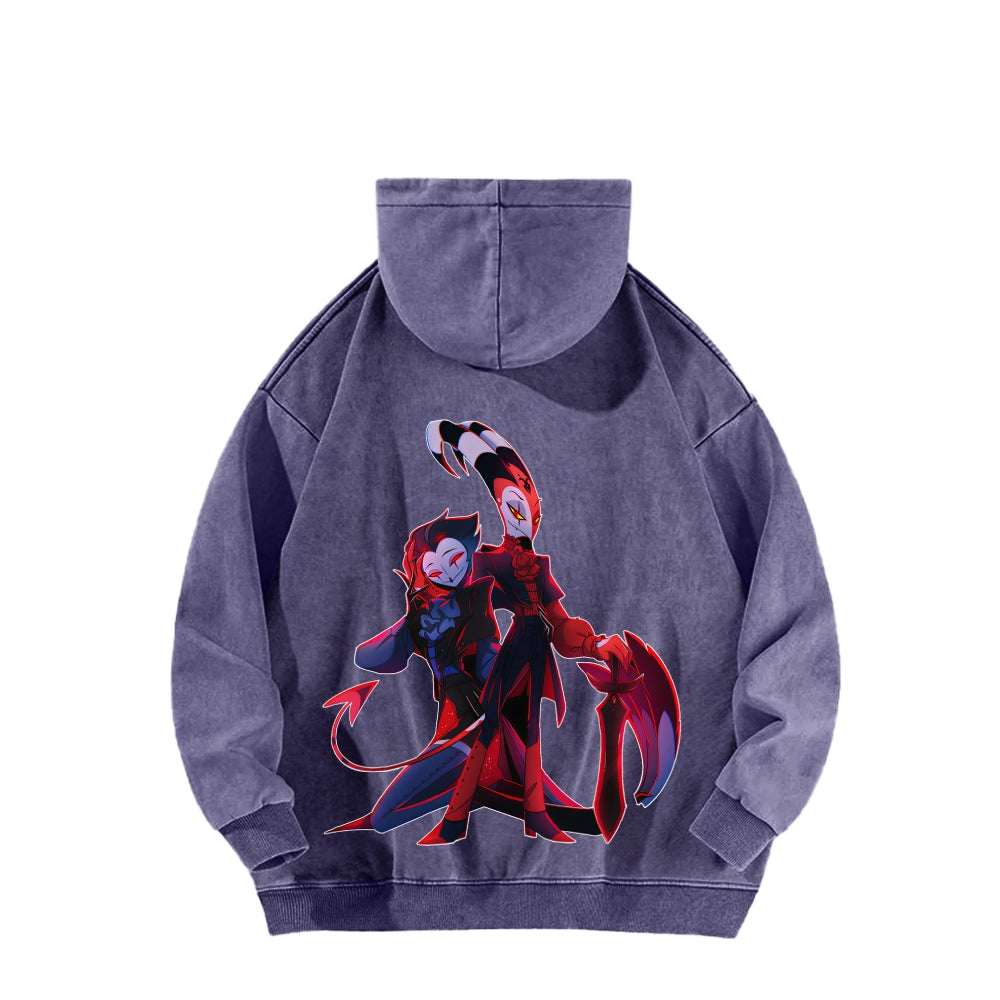 Helluva Boss Unisex Washed Hoodie 2512021555