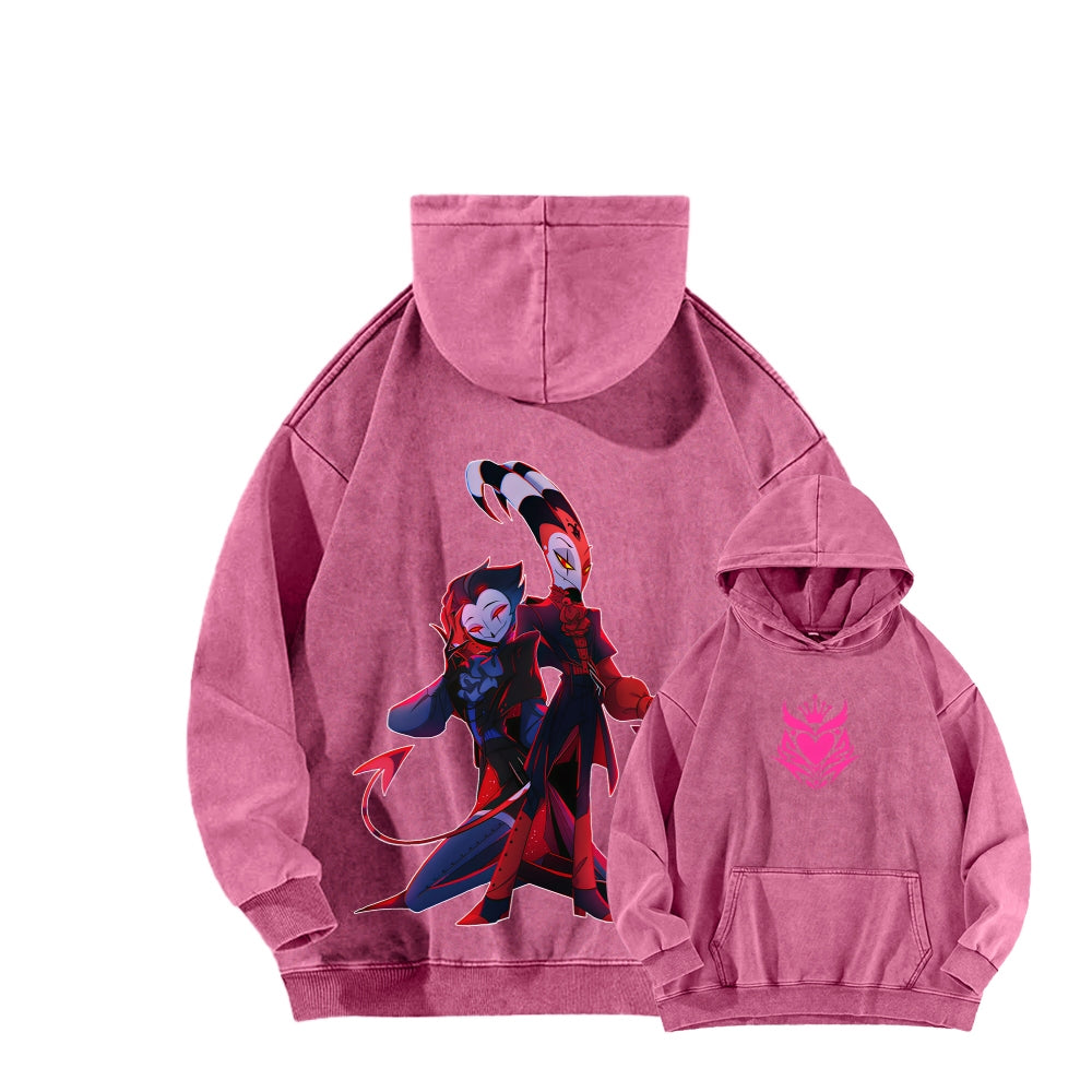 Helluva Boss Unisex Washed Hoodie 2512021555