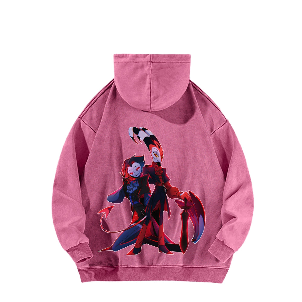 Helluva Boss Unisex Washed Hoodie 2512021555