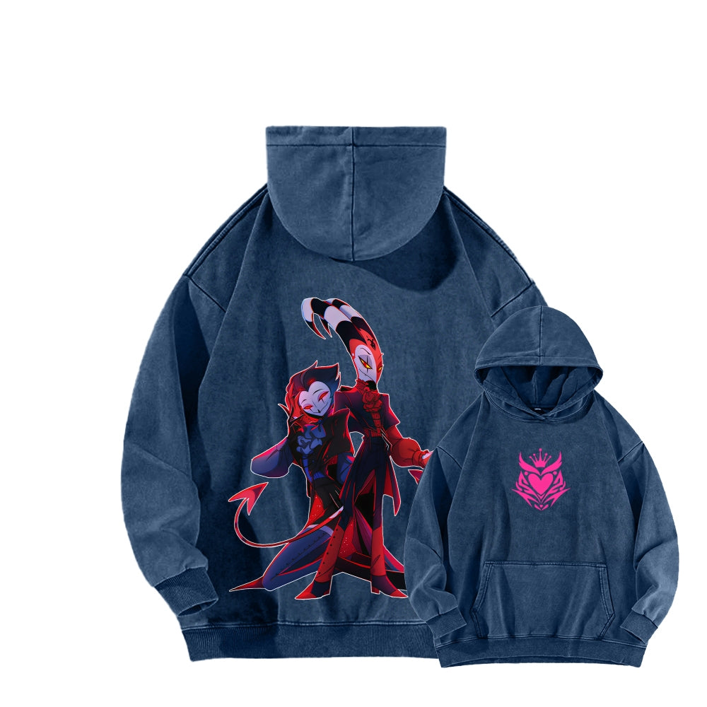 Helluva Boss Unisex Washed Hoodie 2512021555