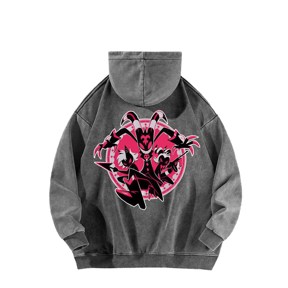 Helluva Boss Unisex Washed Hoodie 2512021560