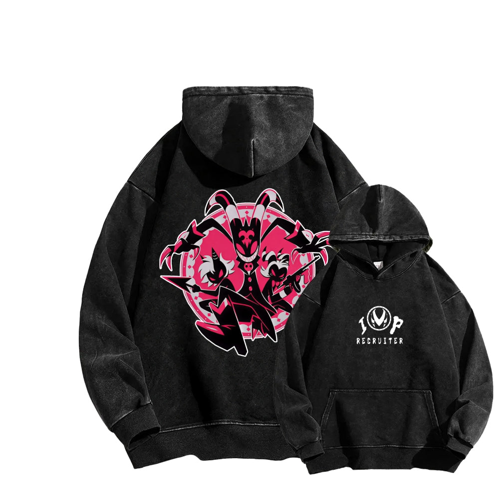 Helluva Boss Unisex Washed Hoodie 2512021560