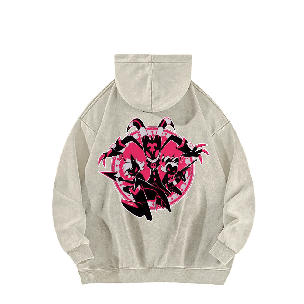 Helluva Boss Unisex Washed Hoodie 2512021560