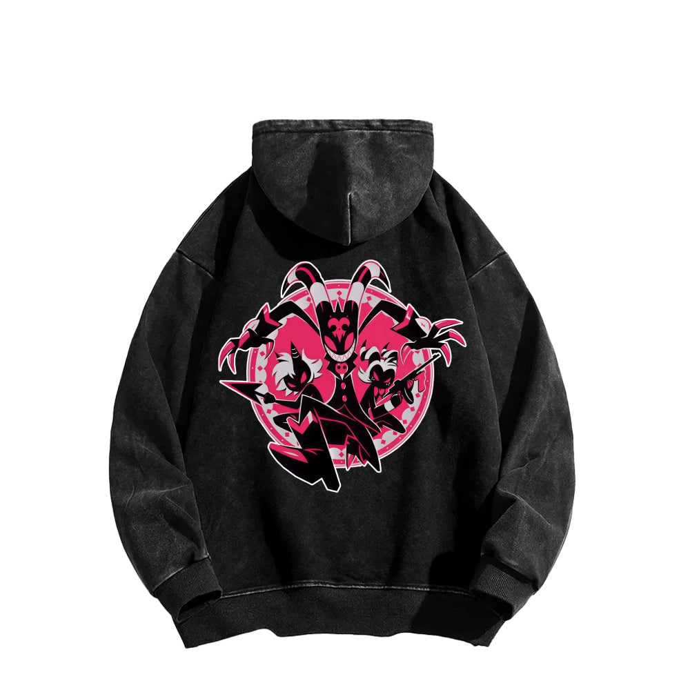 Helluva Boss Unisex Washed Hoodie 2512021560