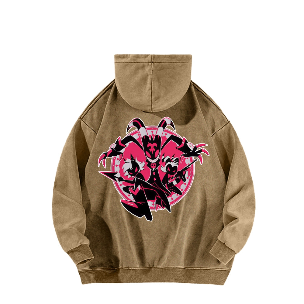 Helluva Boss Unisex Washed Hoodie 2512021560