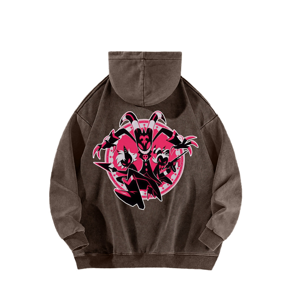 Helluva Boss Unisex Washed Hoodie 2512021560
