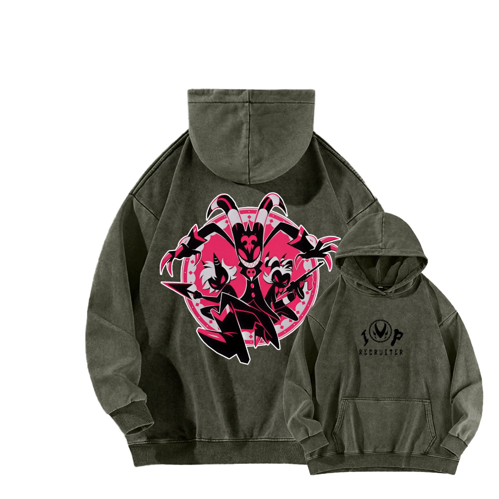 Helluva Boss Unisex Washed Hoodie 2512021560