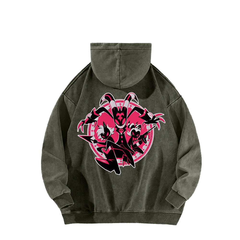 Helluva Boss Unisex Washed Hoodie 2512021560