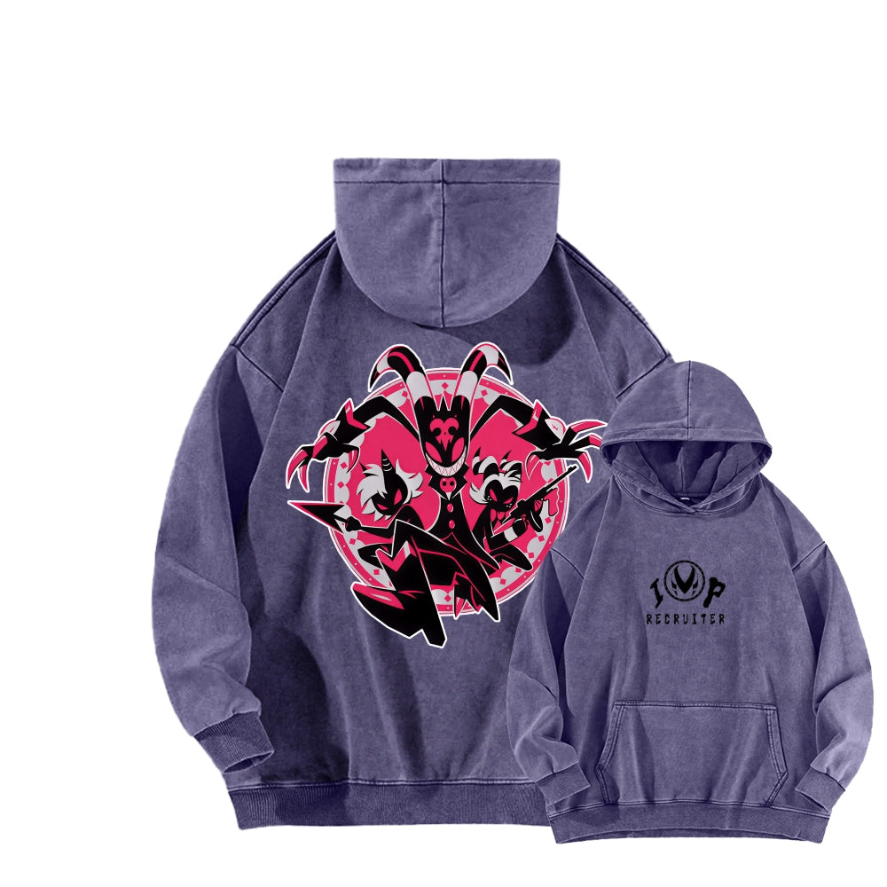 Helluva Boss Unisex Washed Hoodie 2512021560