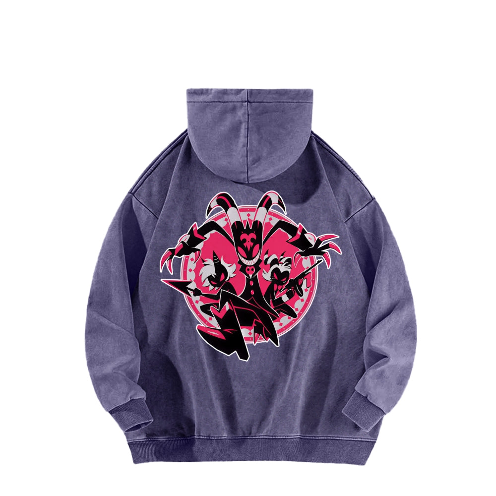 Helluva Boss Unisex Washed Hoodie 2512021560