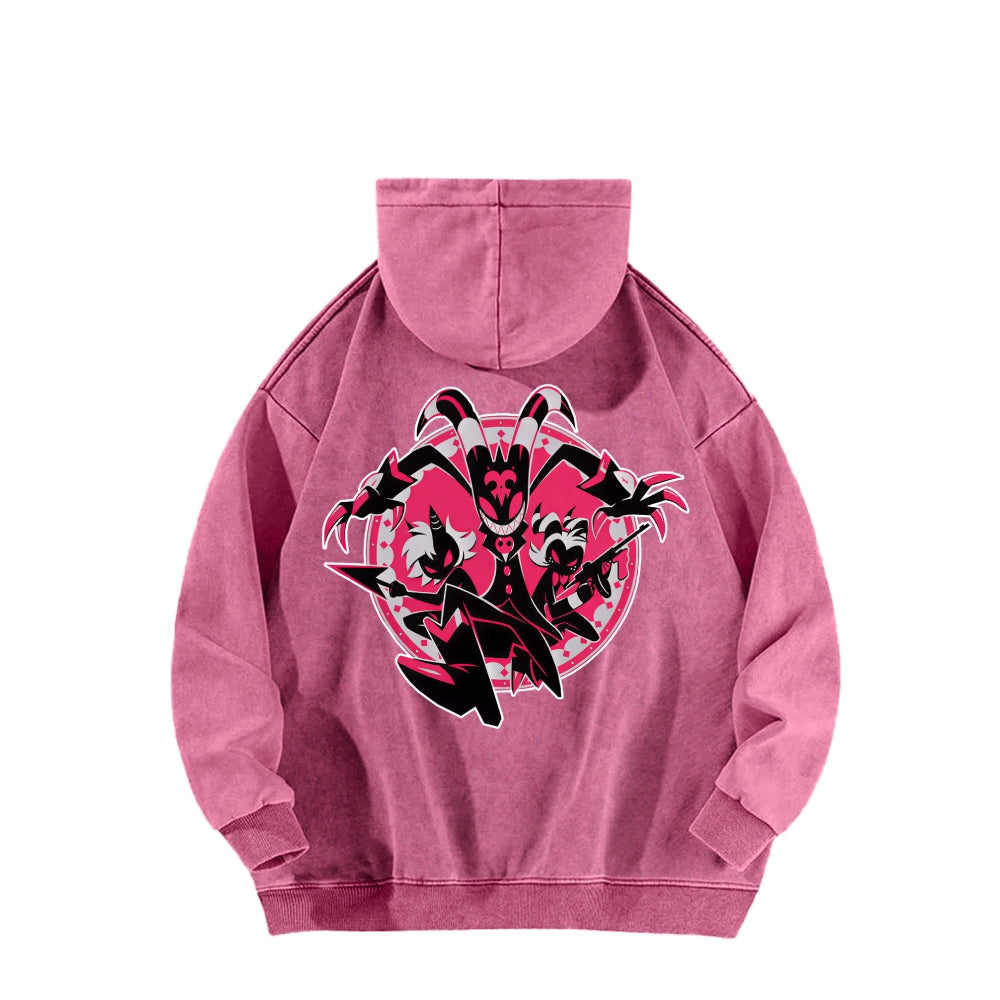 Helluva Boss Unisex Washed Hoodie 2512021560