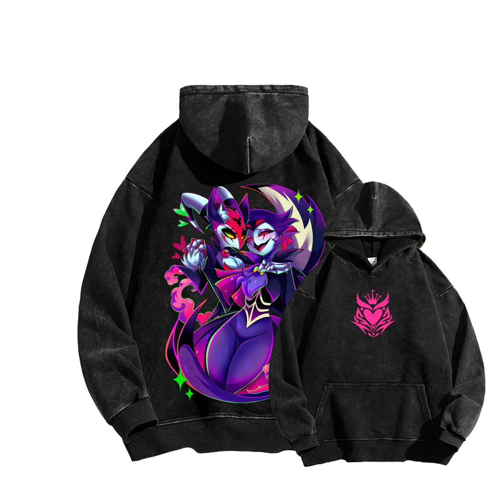 Helluva Boss Unisex Washed Hoodie 2512021571