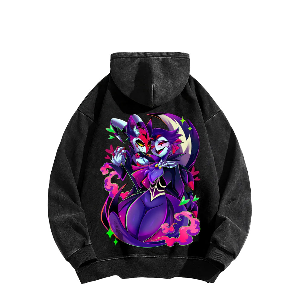 Helluva Boss Unisex Washed Hoodie 2512021571