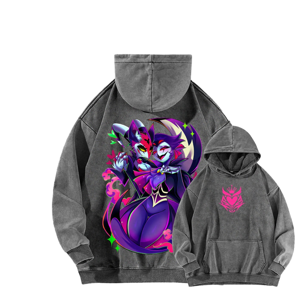 Helluva Boss Unisex Washed Hoodie 2512021571