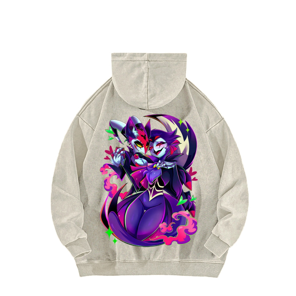 Helluva Boss Unisex Washed Hoodie 2512021571