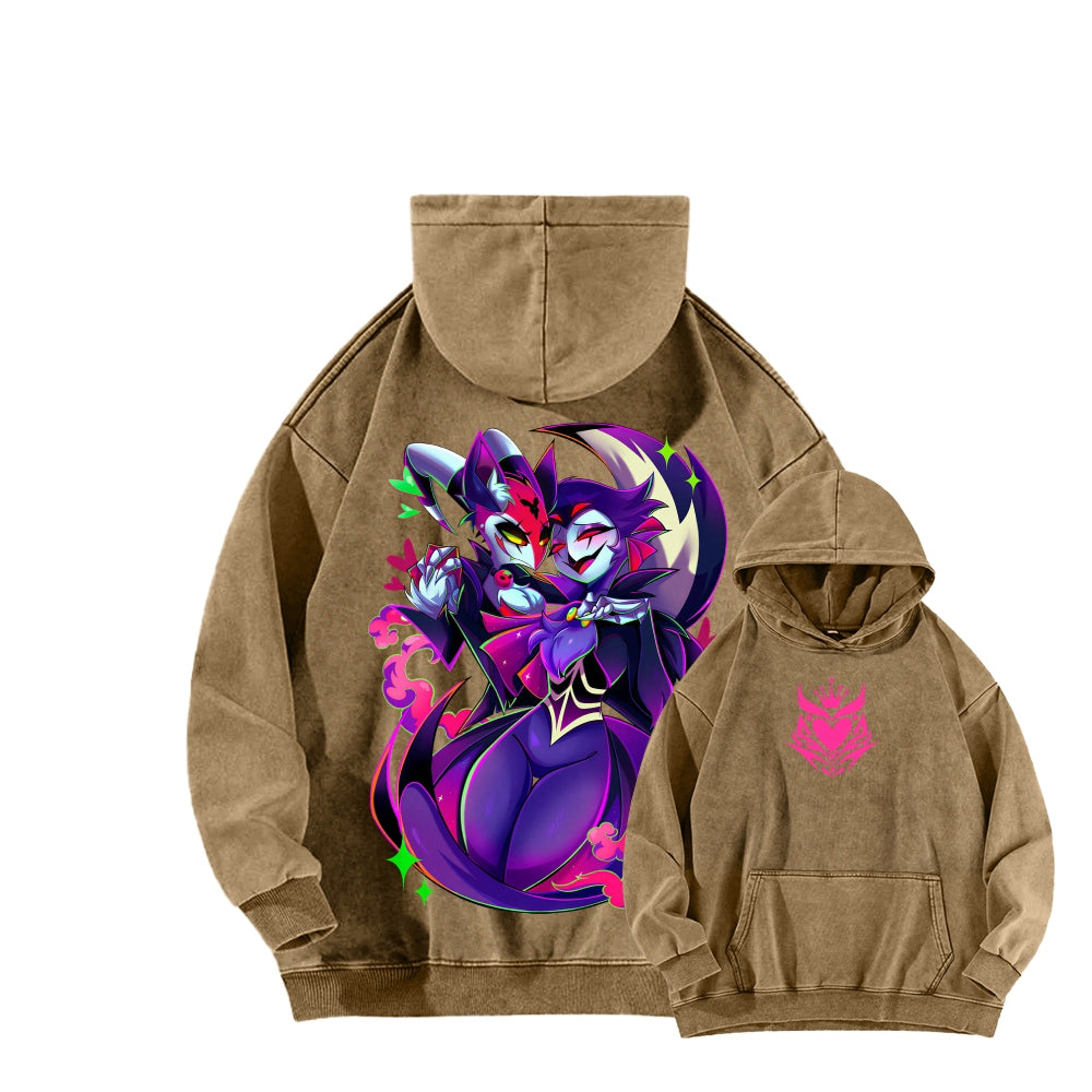 Helluva Boss Unisex Washed Hoodie 2512021571