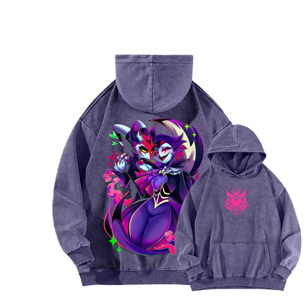 Helluva Boss Unisex Washed Hoodie 2512021571