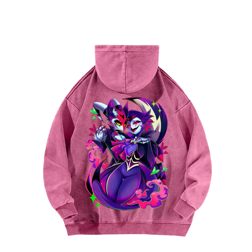 Helluva Boss Unisex Washed Hoodie 2512021571