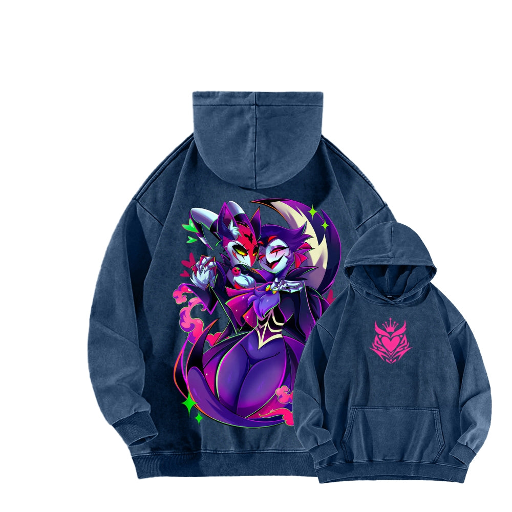 Helluva Boss Unisex Washed Hoodie 2512021571