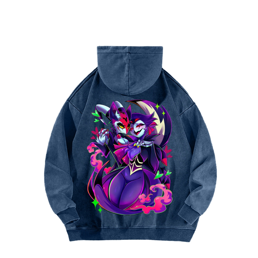 Helluva Boss Unisex Washed Hoodie 2512021571