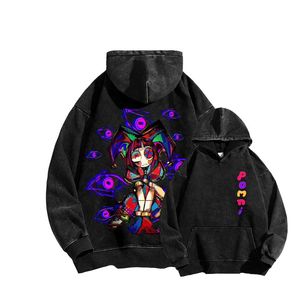 The Amazing Digital Circus Unisex Washed Hoodie 2512022358