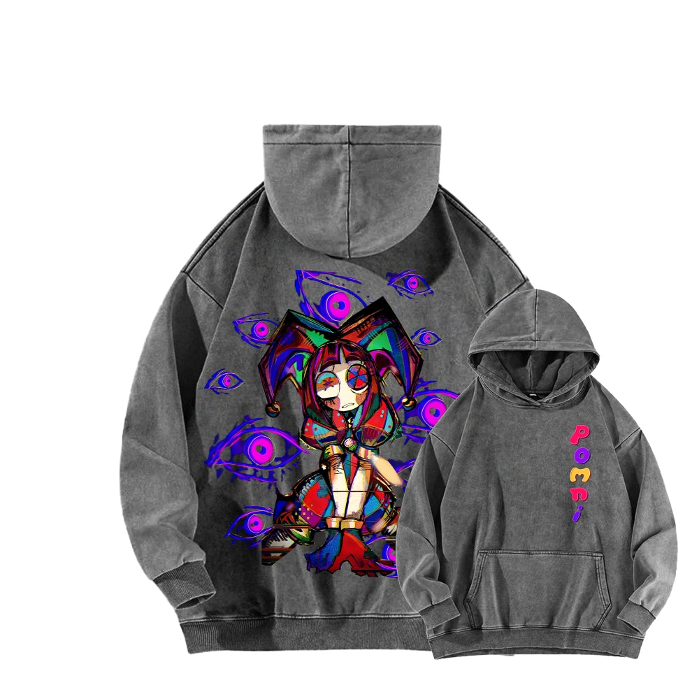 The Amazing Digital Circus Unisex Washed Hoodie 2512022358