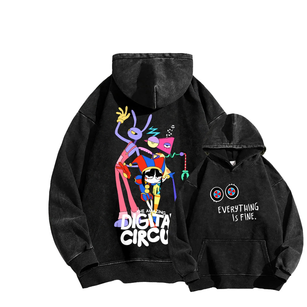 The Amazing Digital Circus Unisex Washed Hoodie 2512022363