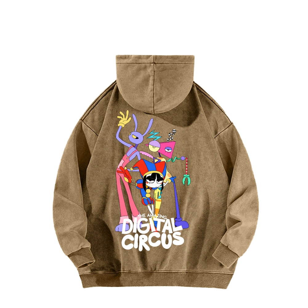 The Amazing Digital Circus Unisex Washed Hoodie 2512022363