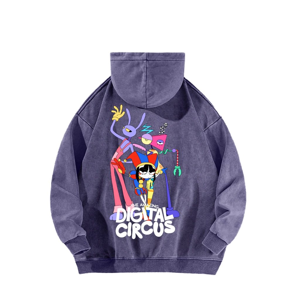 The Amazing Digital Circus Unisex Washed Hoodie 2512022363