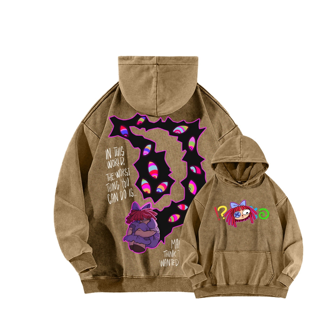 The Amazing Digital Circus Unisex Washed Hoodie 2512022369