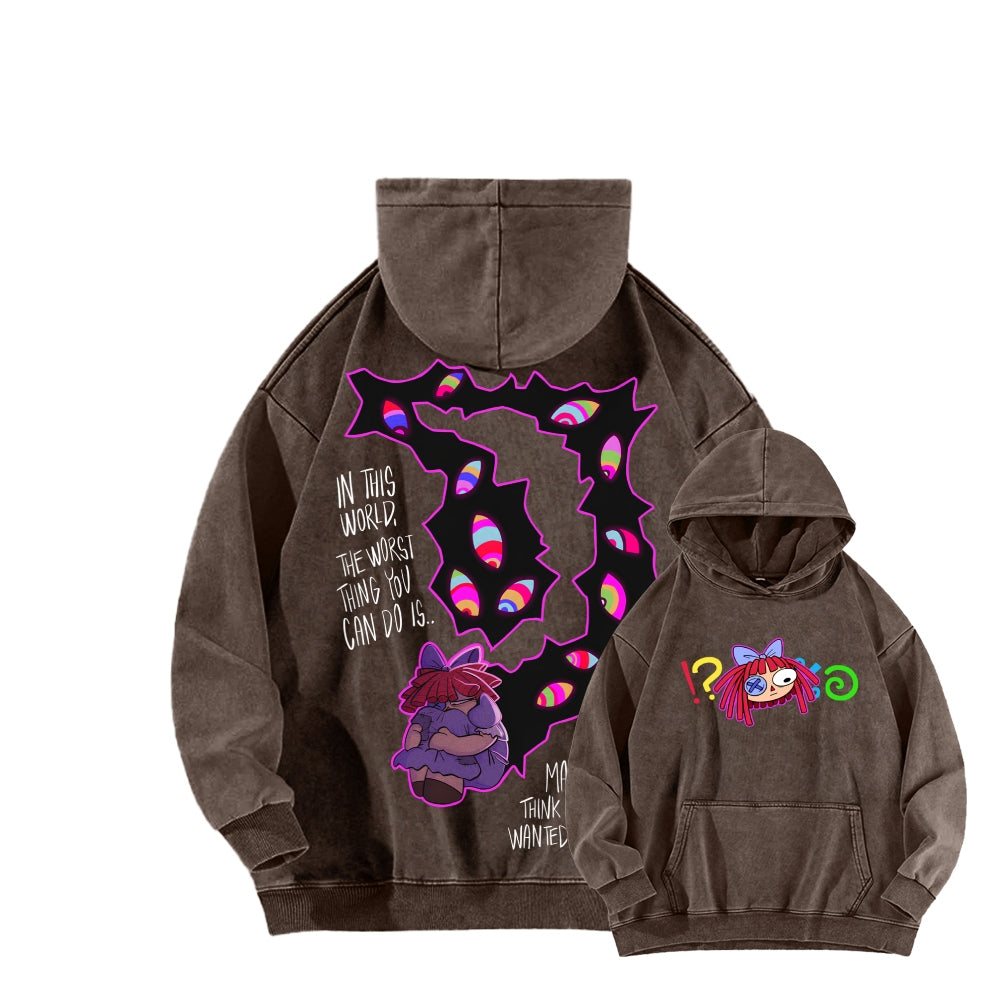 The Amazing Digital Circus Unisex Washed Hoodie 2512022369