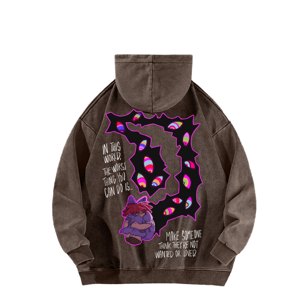 The Amazing Digital Circus Unisex Washed Hoodie 2512022369