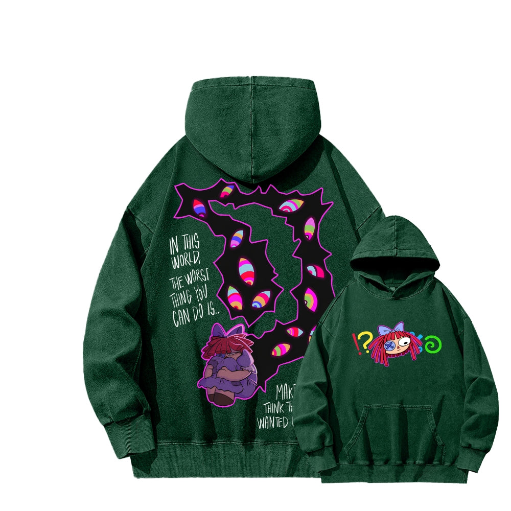 The Amazing Digital Circus Unisex Washed Hoodie 2512022369