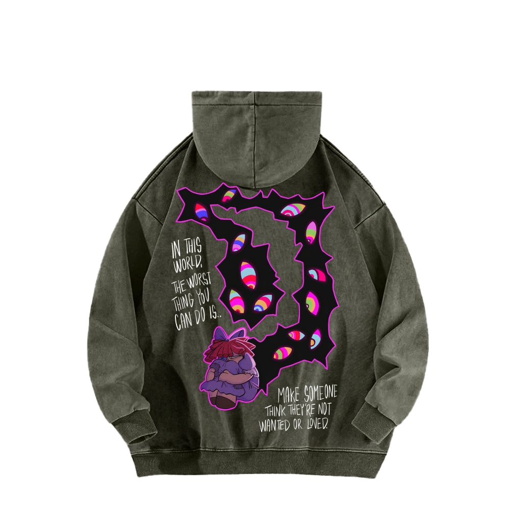 The Amazing Digital Circus Unisex Washed Hoodie 2512022369