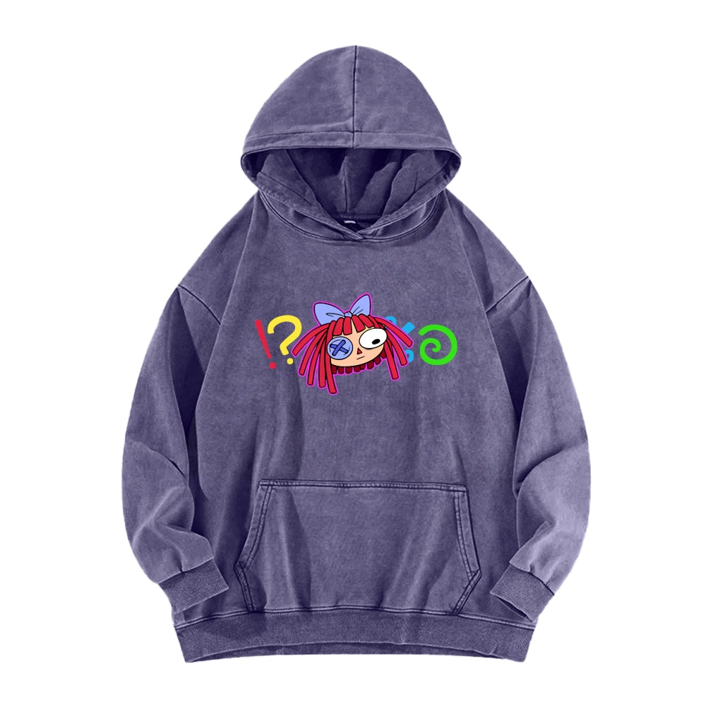 The Amazing Digital Circus Unisex Washed Hoodie 2512022369