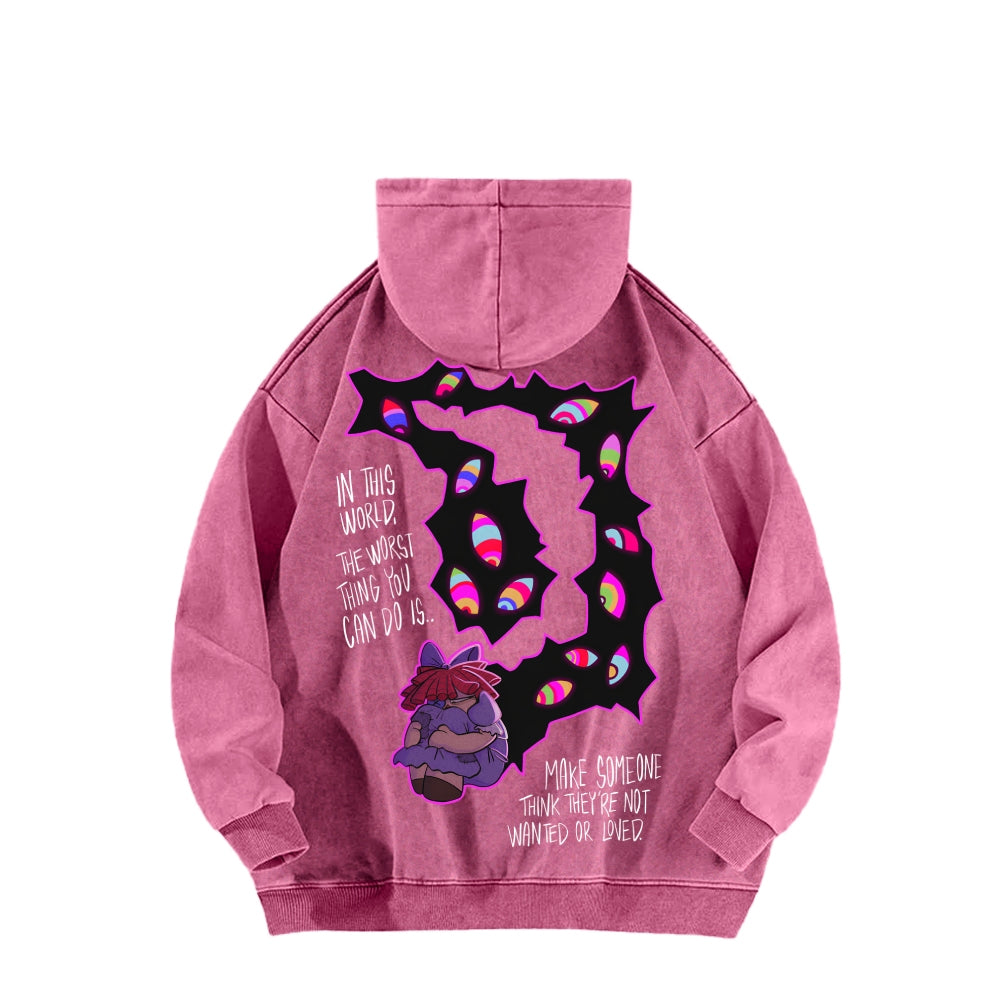 The Amazing Digital Circus Unisex Washed Hoodie 2512022369