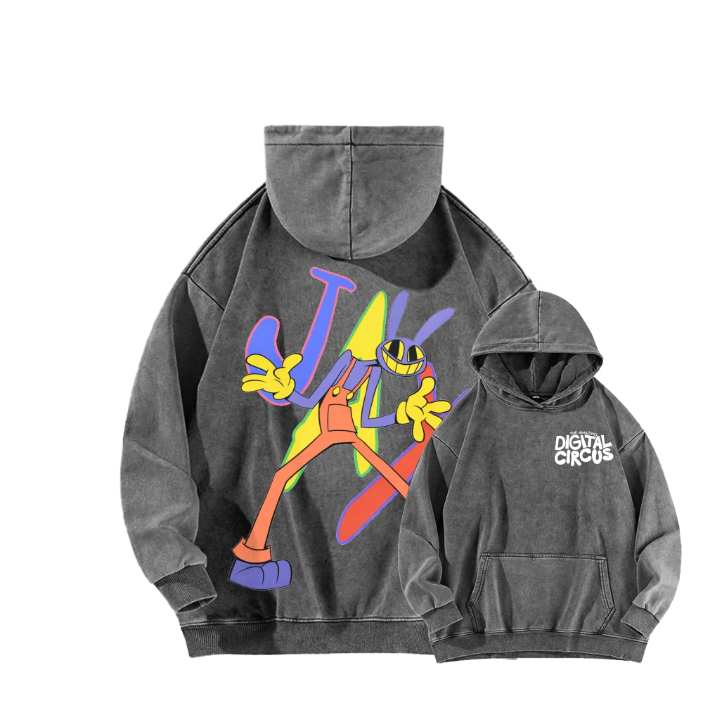 The Amazing Digital Circus Unisex Washed Hoodie 2512022656