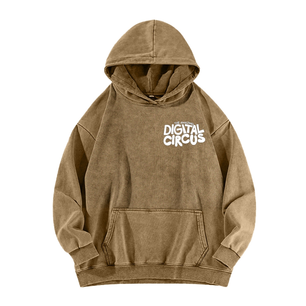The Amazing Digital Circus Unisex Washed Hoodie 2512022656