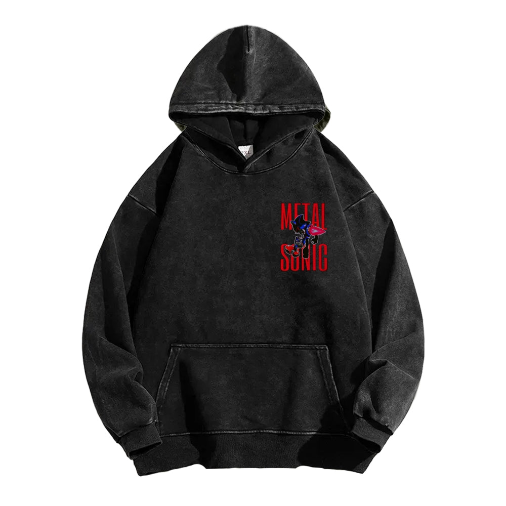 Sonic Unisex Washed Hoodie 2512023103
